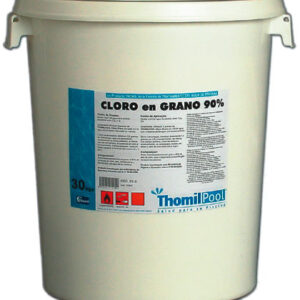 THOMILPOOL CLHOR-GRAN 90. Cloro grão directo-diluível concentrad