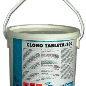 THOMILPOOL CLHOR-TABS 200. Pastilhas cloro lento conc. 90% skimm