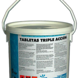 THOMILPOOL TRIPLE. Pastilhas triple acção: cloro, floculante e a