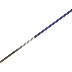 Cabo de Aluminio com rosca dupla e furo Azul