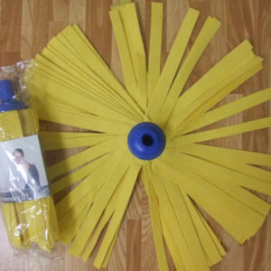 Esfregonas sinteticas de bandas Amarelas da marca Cisne