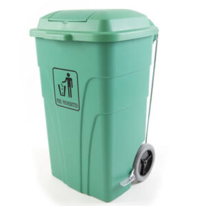 Contentor com pedal Verde