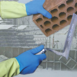 Luvas Bicolores Azul/ Amarelo