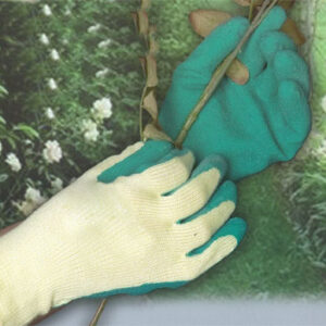 Luvas em Latex Verde Suporte Têxtil